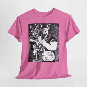 Cosmic Sword Shirt Cayo VS Demon Graphic T-Shirt Mens Gift Cotton Original Art - Picture 1 of 29