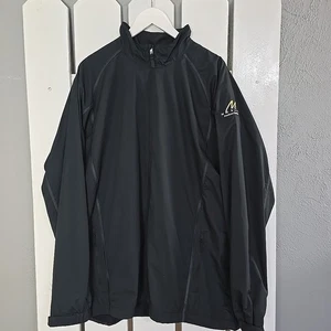 Giacca a vento Nike Golf Uomo XXL Full Zip Dri Fit Leggera Nera Outdoor - Foto 1 di 10