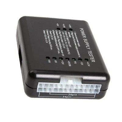 PC Computer Netzteil Tester Checker führte 20/24 Pin für HDD  ATX schwarz - Bild 1 von 3