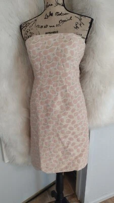  Merona, Orange & Pink, Floral Spring Dress, Size 2. - Image 1 of 4