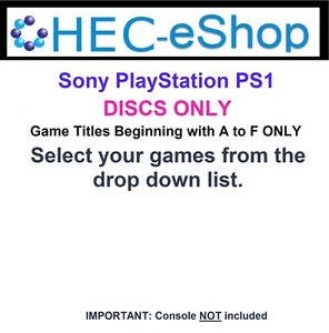 Solo disco Sony PlayStation 1 selecciona tus juegos de la lista 0 - 9, A - F - Imagen 1 de 206