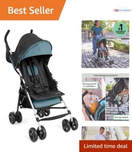 Lightweight Umbrella Stroller Steel Compact Fold Multi-Position Recline Travel - Picture 1 of 11