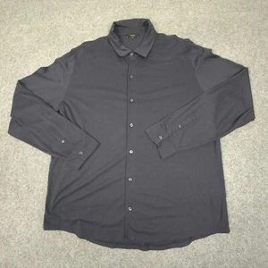 Vince Shirt Mens 2XLARGE Blue collared cotton Long Sleeve Button Up Size 2XL - Picture 1 of 8