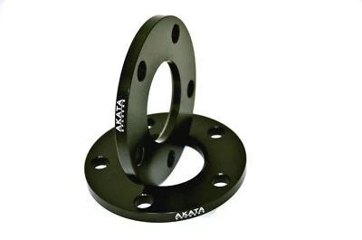 ESPACIADORES DE RUEDA AKATA 5MM PARA ROLLOS ROYCE CULLINAN 5X112 CB 66.6 NEGRO ANODIZADO Foto 1 de 2