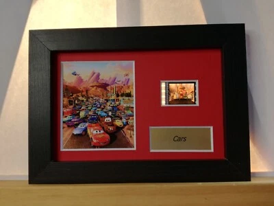 EVERYBODY WANTS 1 Disney's Cars 6" x 4" Genuine 35mm Film Cell Display Framed or Unframed