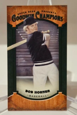 2014 Goodwin Champions BOB HORNER #66 GREEN Mini Lady Luck Back - Image 1 of 2