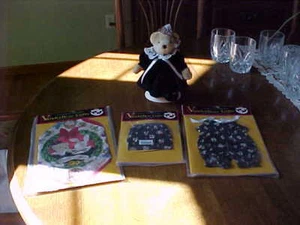 LOT MUFFY VANDERBEAR FD DRESSED PORTRAIT IN BLACK & WHITE+ 3 MORE COSTUMES NIP - Bild 1 von 12