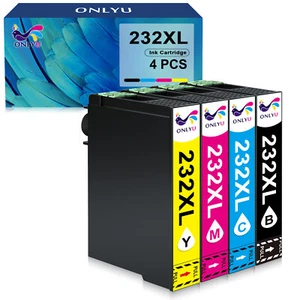 4-pak atrament 232XL T232XL kompatybilny z Epson XP-4205 XP-4200 WF-2930 WF-2950 - Zdjęcie 1 z 5