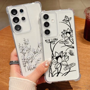 Housse TPU cler antichoc pour Samsung A56 A36 A16 A15 A55 S25Ultra S24 S23 Cover - Picture 1 of 20