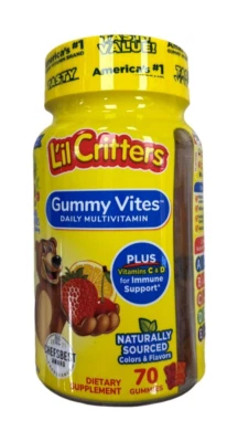 Vitaminas para niños Lil Critters GUMMY VITES 70 ct __ Foto 1 de 2