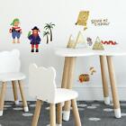 TREASURE HUNT WALL STICKERS 45 New Pirate Bedroom Decals Kids Room Pirate Decor