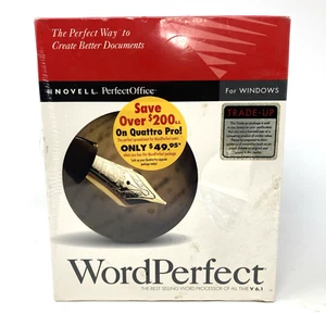 WordPerfect 6.1 for Windows 3.5" Floppy Disk Upgrade Word Processor Novell - Picture 1 of 10