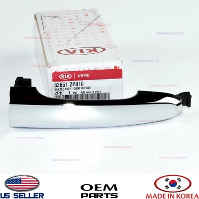 Manija de puerta exterior delantera trasera izquierda derecha original OEM CROMADA KIA SORENTO 2011-15 Foto 1 de 4