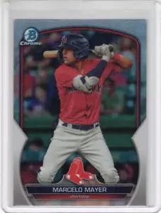 Marcelo Mayer 2023 Bowman Draft Chrome Refractor #BDC-20 Boston Red Sox - Picture 1 of 2