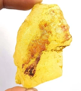 Yellow Sapphire Raw Uncut Shape Earth Mined 156.15 Ct Certified Loose Gems NKP - Picture 1 of 4