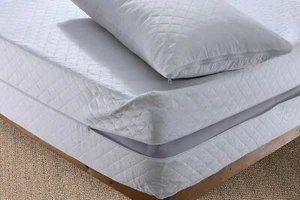 New Anti Bug Zipped Mattress Cover Protector Total Encasement Single & King Size - Picture 1 of 6