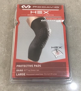 McDavid HEX TUF 6446X Leg Sleeve / Pair Large Basketball Football Netball - Picture 1 of 2