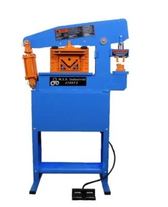 M.I.S. Industrial 4500FS Ironworker 45 Ton Punch Press Angle Iron Shear - Picture 1 of 5