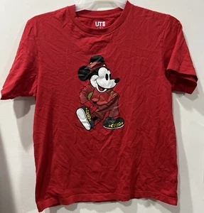 Disney World Florida Mickey Mouse T-Shirt Size Small Red - Picture 1 of 24