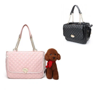 Portátil Porta Mascotas Perros Bolso de Mano Cachorro Gato Bolso de Mano Jaula Viaje al Aire Libre Foto 1 de 4