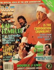 WWF Magazine Bam Bam Bigelo Paul Bearer Ted Dibiase January 1995 - Picture 1 of 12