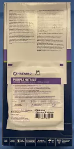 Halyard lila Nitril sterile Untersuchungshandschuhe Medium Box mit 100 Einzeln #52102 - Bild 1 von 3