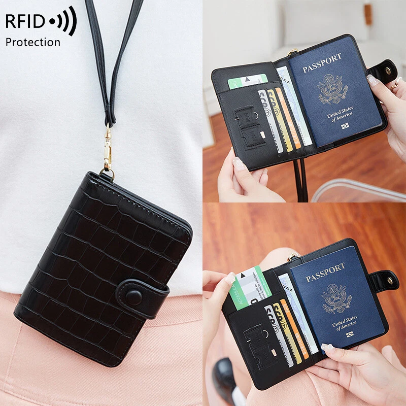 Neck Pouch Mit RFID-Schutz – Brustbeutel-Set Wasserdicht, Atmungsaktiv, Mit Wasserdichter Handytasche, Für Reise, Outdoor, Sicherheit (Schwarz)