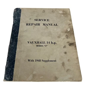 Vauxhall 14 HP model J witg 1948 supplement - Bild 1 von 7