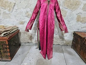 Traditional Antique Turkish Wedding Dress Burgundy Shalwar Bindalli - Picture 1 of 14