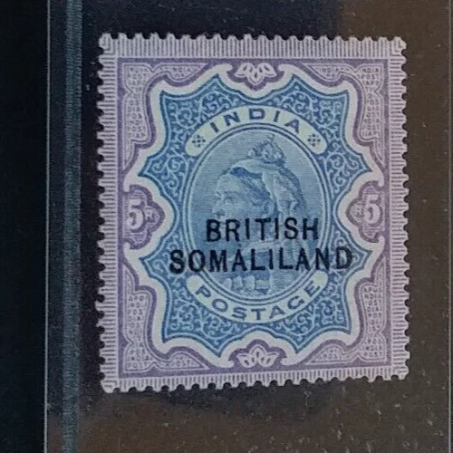 SOMALILAND 1903 QUEEN VICTORIA R3 SG 24 Sc 19 MLH - Image 1 of 2