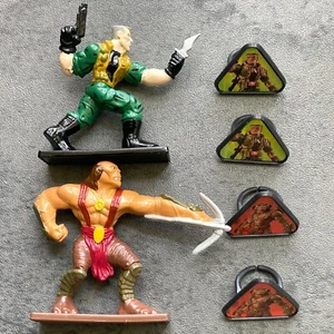 DreamWorks '98 Small Soldiers Chip Hazzard & Archer Cake Toppers Figuren 4 Ringe - Bild 1 von 8