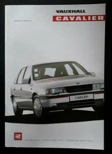 Vauxhall Cavalier MK 3 Range Prospekt 1990 - SRi GSi 4x4 - Bild 1 von 3