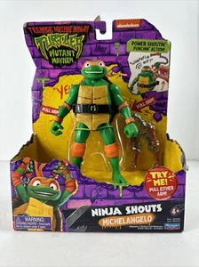 Teenage Mutant Ninja Turtles Mutant Mayhem Michelangelo Shouts Figure Action - Picture 1 of 4