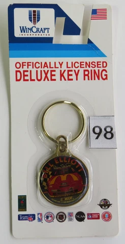 MOC 1995 Wincraft Incorporated McDONALD's BILL ELLIOTT Deluxe Key Ring Keychain Cover