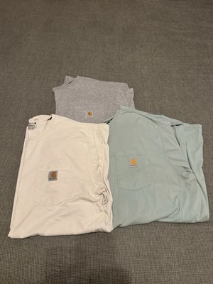 Carhartt 2xlt Tall Force Pocket Shirts Lot of 3 - Image 1 of 4