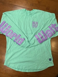 Maglia Disney Parks Spirit verde acqua e viola Disney World 2023 taglia media - Foto 1 di 16
