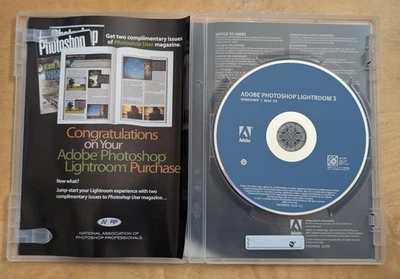 Adobe Photoshop Lightroom 3 versión completa al por menor WIN/MAC con número de serie Foto 1 de 4