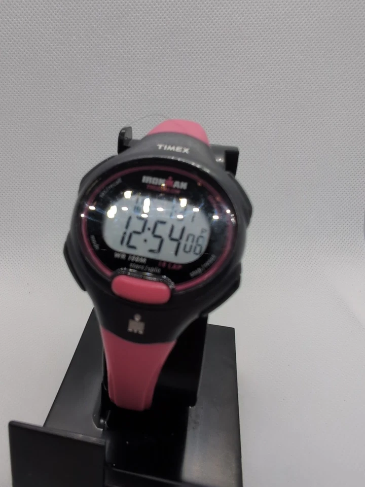 TIMEX IRONMAN Essential 30 34mm Resin Strap Watch New Battery Runs Great - image 1 of 4