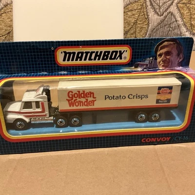 Matchbox Convoy SCANIA POTATO CRISPS Transport Toy Truck Boxed - Image 1 of 2