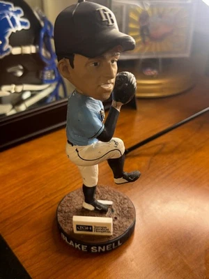 Blake Snell Tampa Bay Rays Bobblehead SGA 9/16/17 MLB  8 Inch Tall Used See Pic - Image 1 of 3