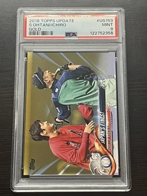 Shohei Ohtani Ichiro 2018 Topps Update Rookie RC Gold/2018 PSA 9 #US153 Foto 1 de 2