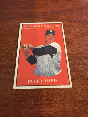 1961 Topps #478 Roger Maris. VG - Image 1 of 2