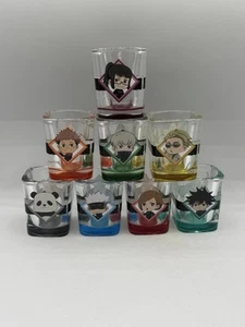 Jujutsu Kaisen Anime 2 Oz Shot Glass Set (Set Of 8) Complete - Picture 1 of 4