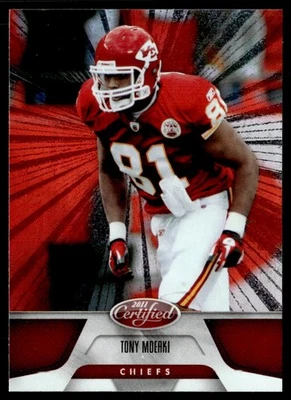 2011 Panini Certified Tony Moeaki Kansas City Chiefs #76 - Image 1 of 2