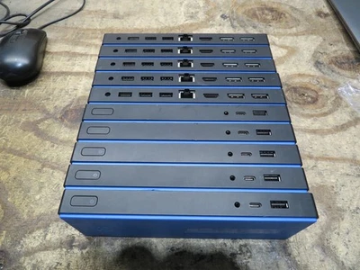 LOT OF 10 HP USB-C Docking Station G4 90W HSTNH-U601 -No Adapters - Image 1 of 4