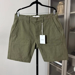 3sixteen Fatigue Washed Olive HBT Shorts 34 NEU grün Fischgrät Twill Military - Bild 1 von 7