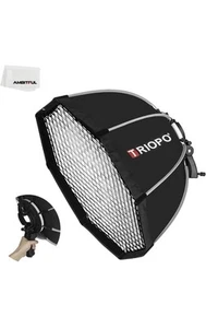 Triopo 90cm Octagon Softbox Umbrella Missing Mount + Honeycomb Grid - Picture 1 of 12