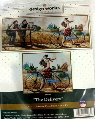 Kit Punto de Cruz Contado Design Works LA ENTREGA 2779 Foto 1 de 2