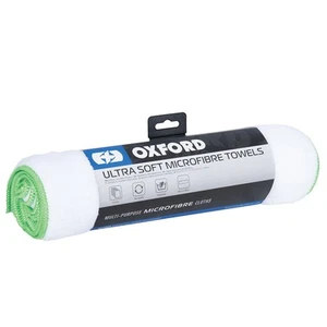 Toallas de microfibra ultra suaves para motocicleta Oxford blancas - paquete de 6 - Imagen 1 de 2