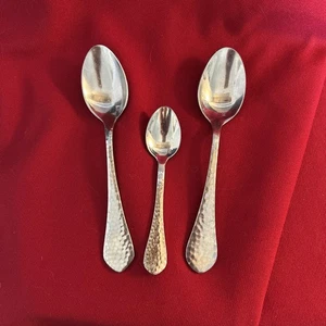 Vtg York-Sandblast Spoons Corby Hall (3) - Picture 1 of 5